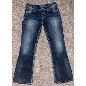 Silver Jeans Co. Suki Mid Slim Boot W29/L32 Medium Wash Jeans CA00508